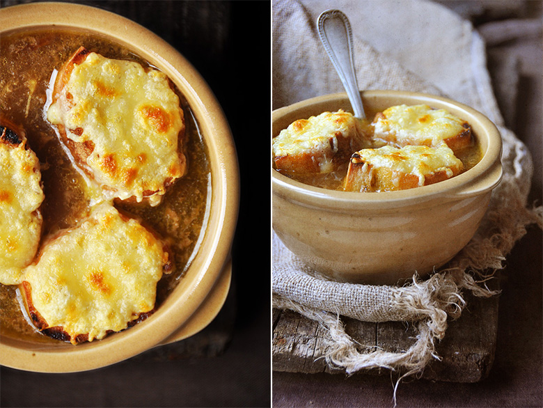 Soupe gratinée à l'oignon