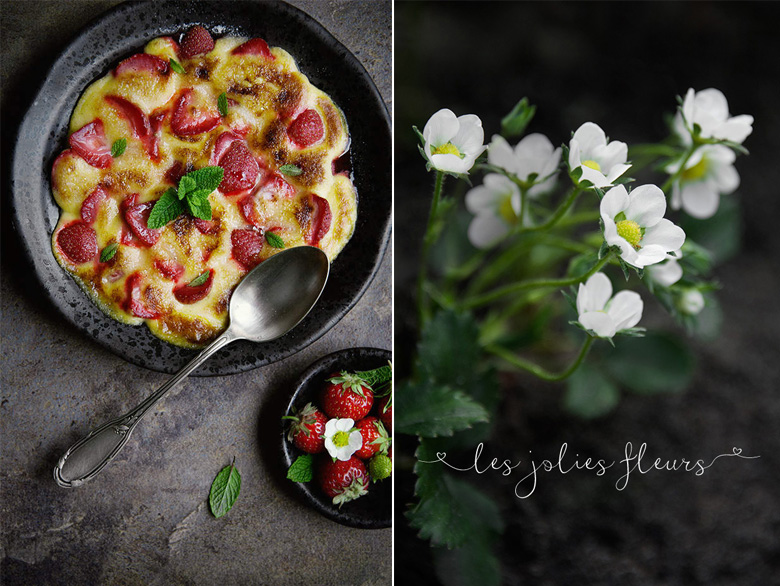 Gratin de fraises au sabayon